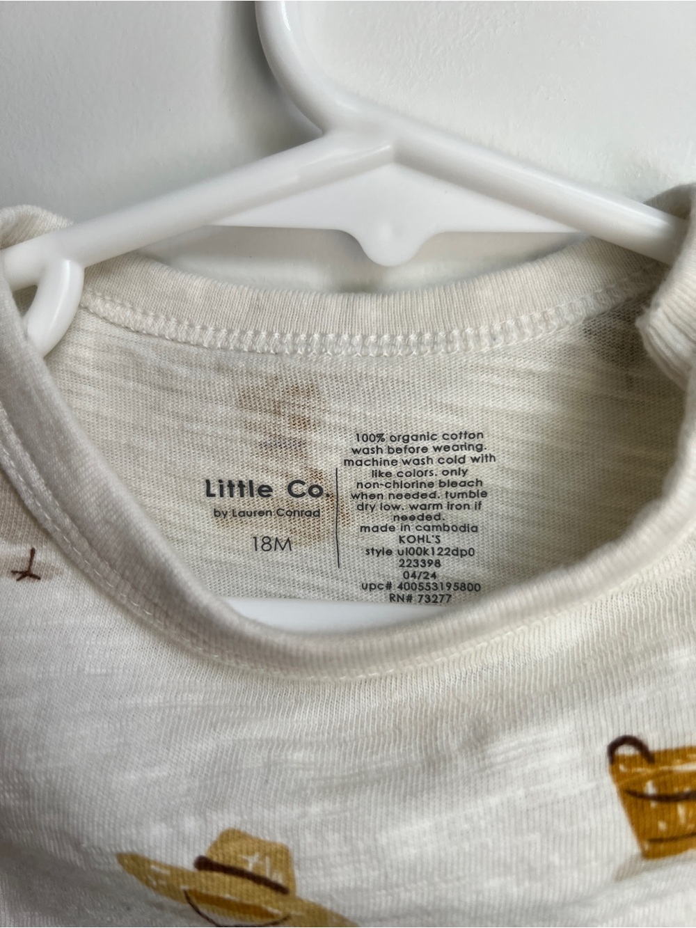 Little Co. by Lauren Conrad Organic Cotton Farm Tee | 18M Toddler Shirt - Picture 3 of 3